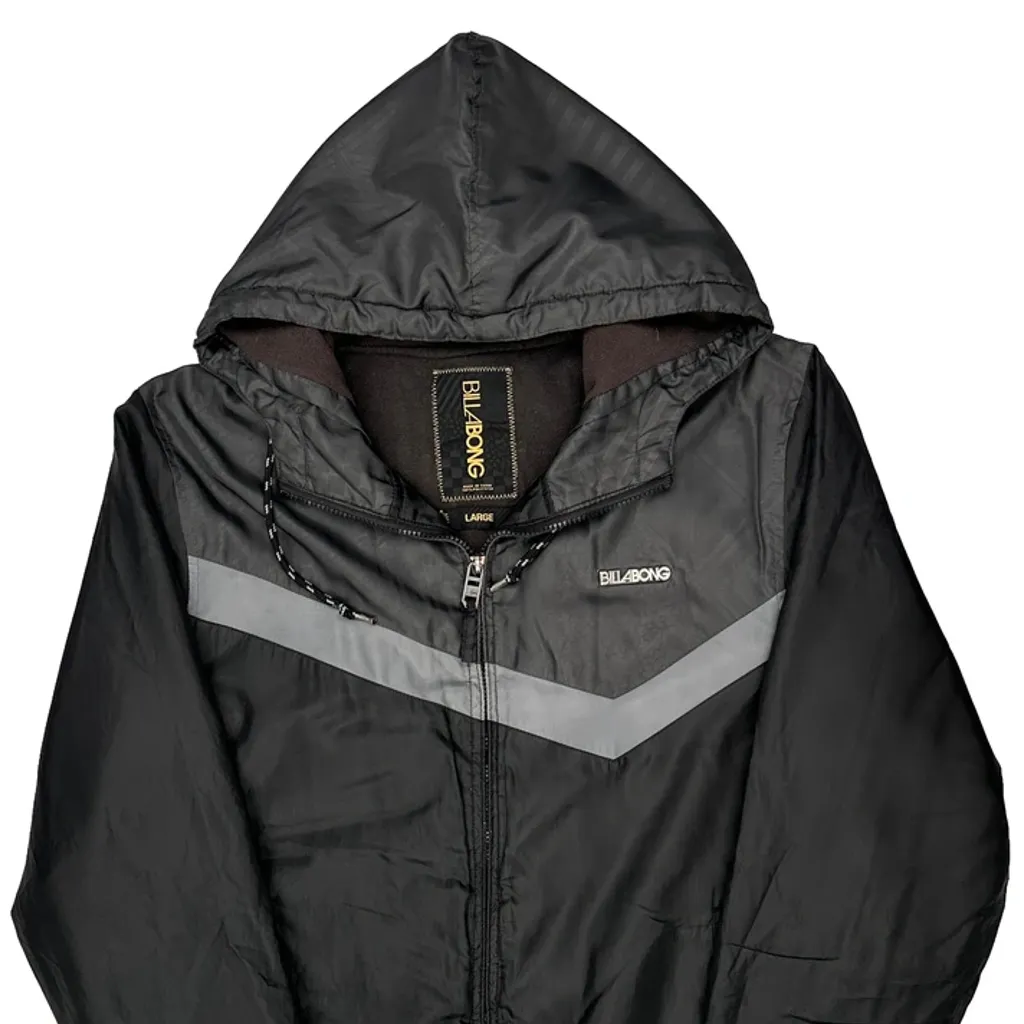 Billabong Windbreaker - Large Black Polyester - Image 5