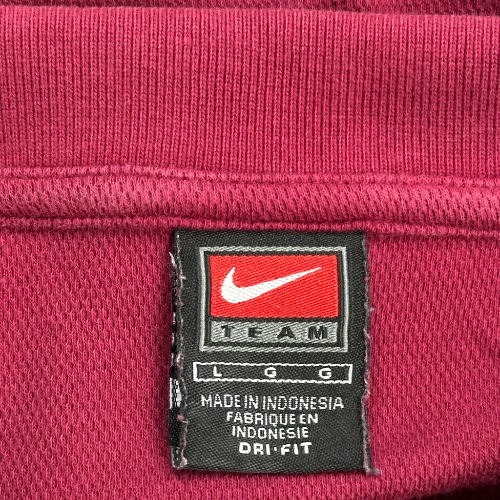 Bishop Watterson Athletics Nike Polo Shirt - Large Red Polyester - Image 3