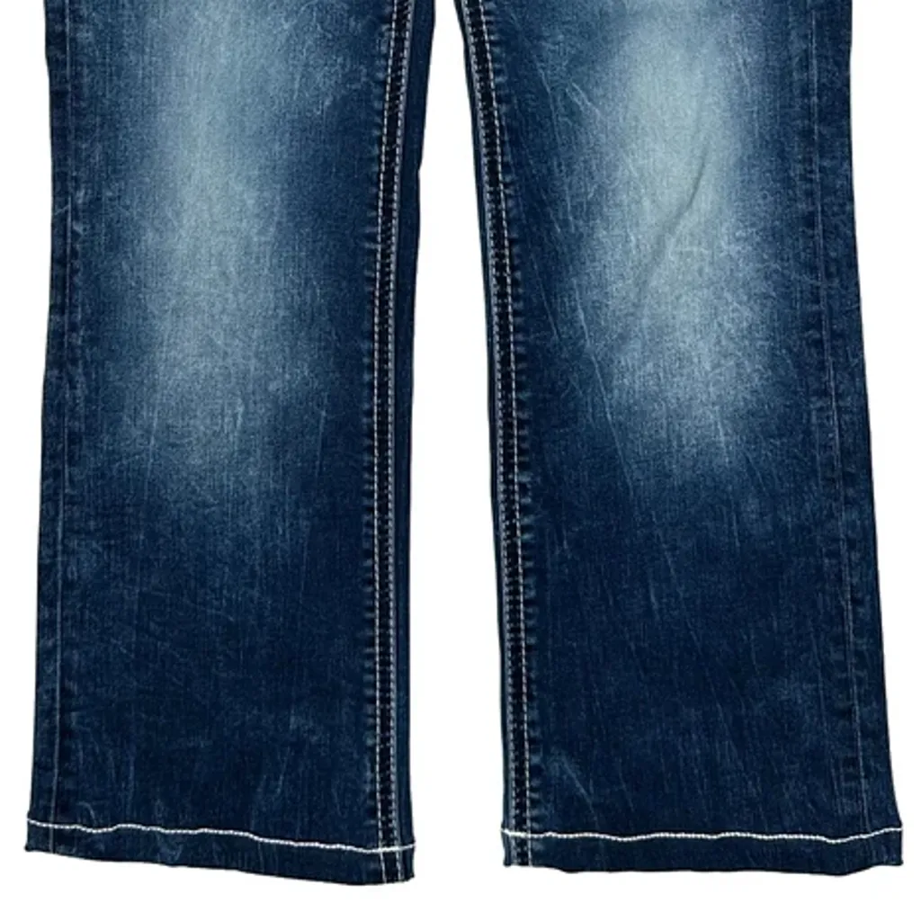 Bke Boot Cut Jeans - 30W 29L Blue Denim - Image 10