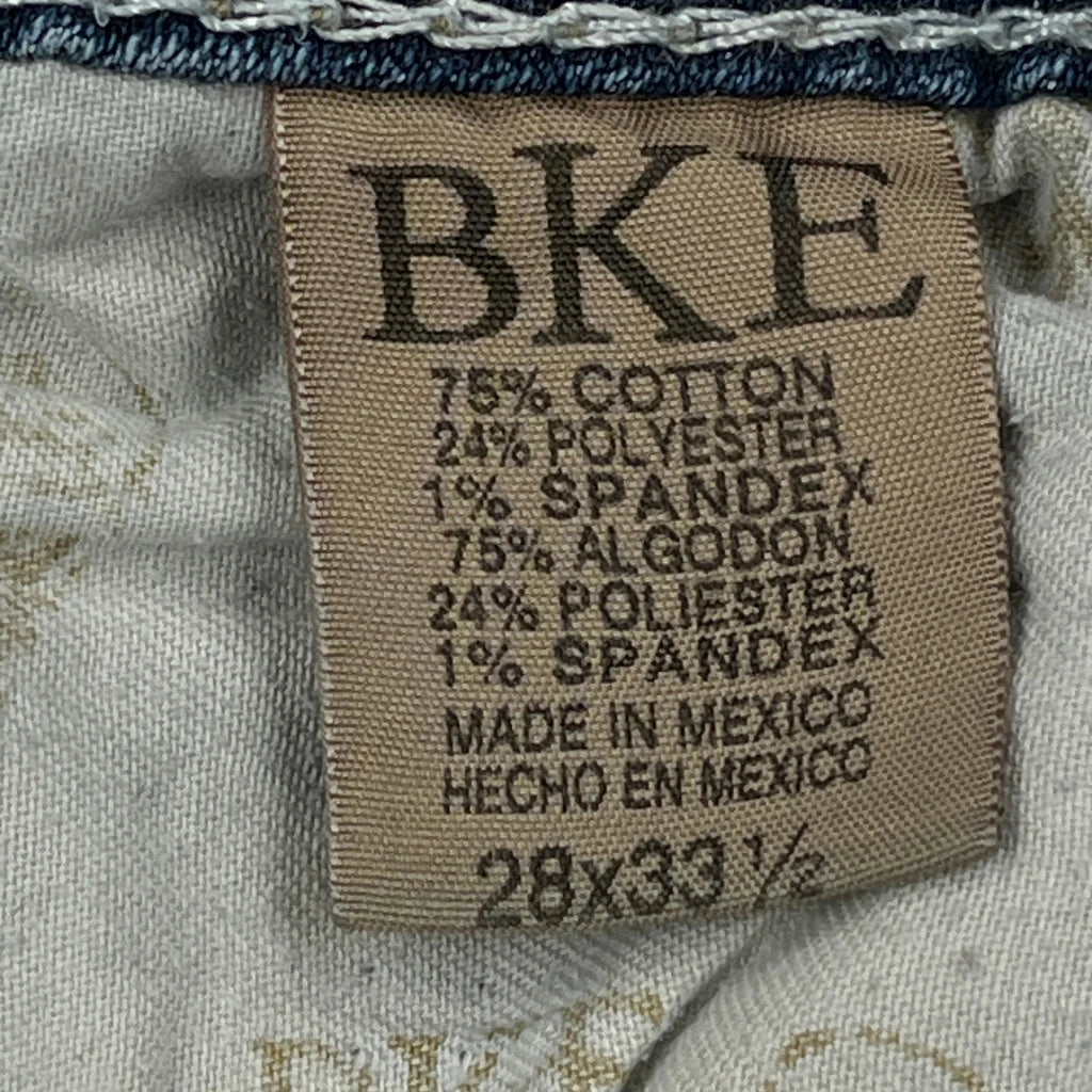 Bke Boot Cut Jeans - 28W UK 6 Blue Cotton - Image 6