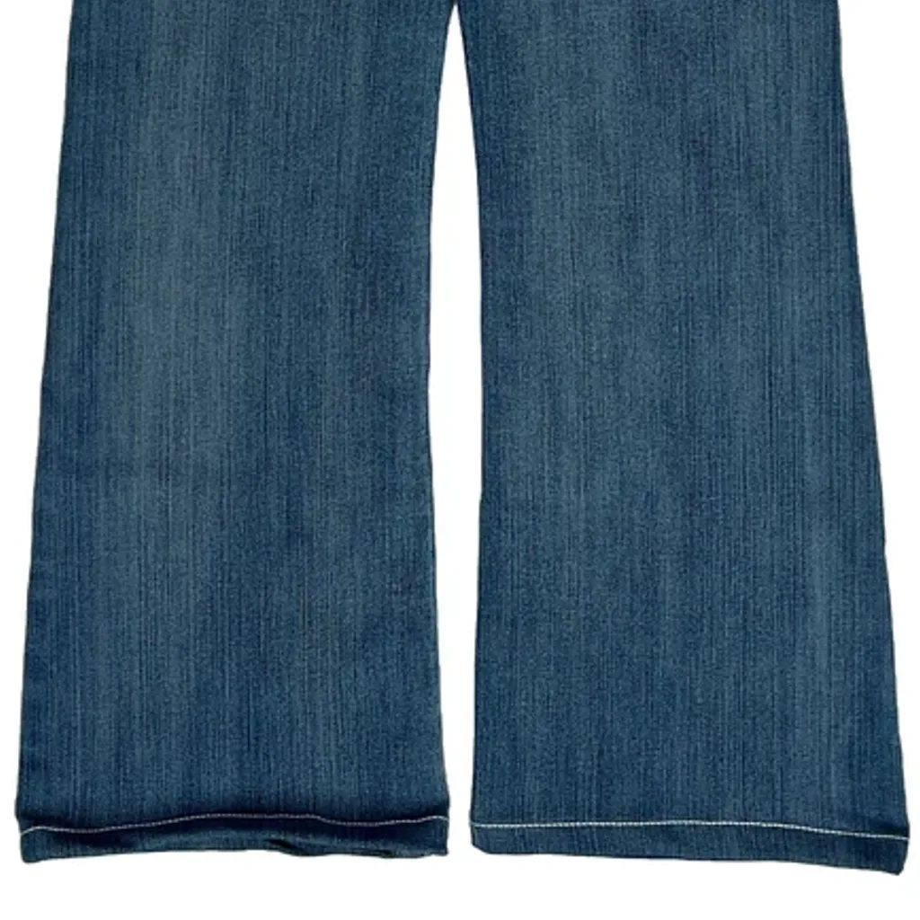Bke Boot Cut Jeans - 28W UK 6 Blue Cotton - Image 7