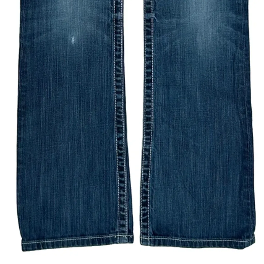 Bke Boot Cut Jeans - 29W UK 8 Blue Cotton - Image 10