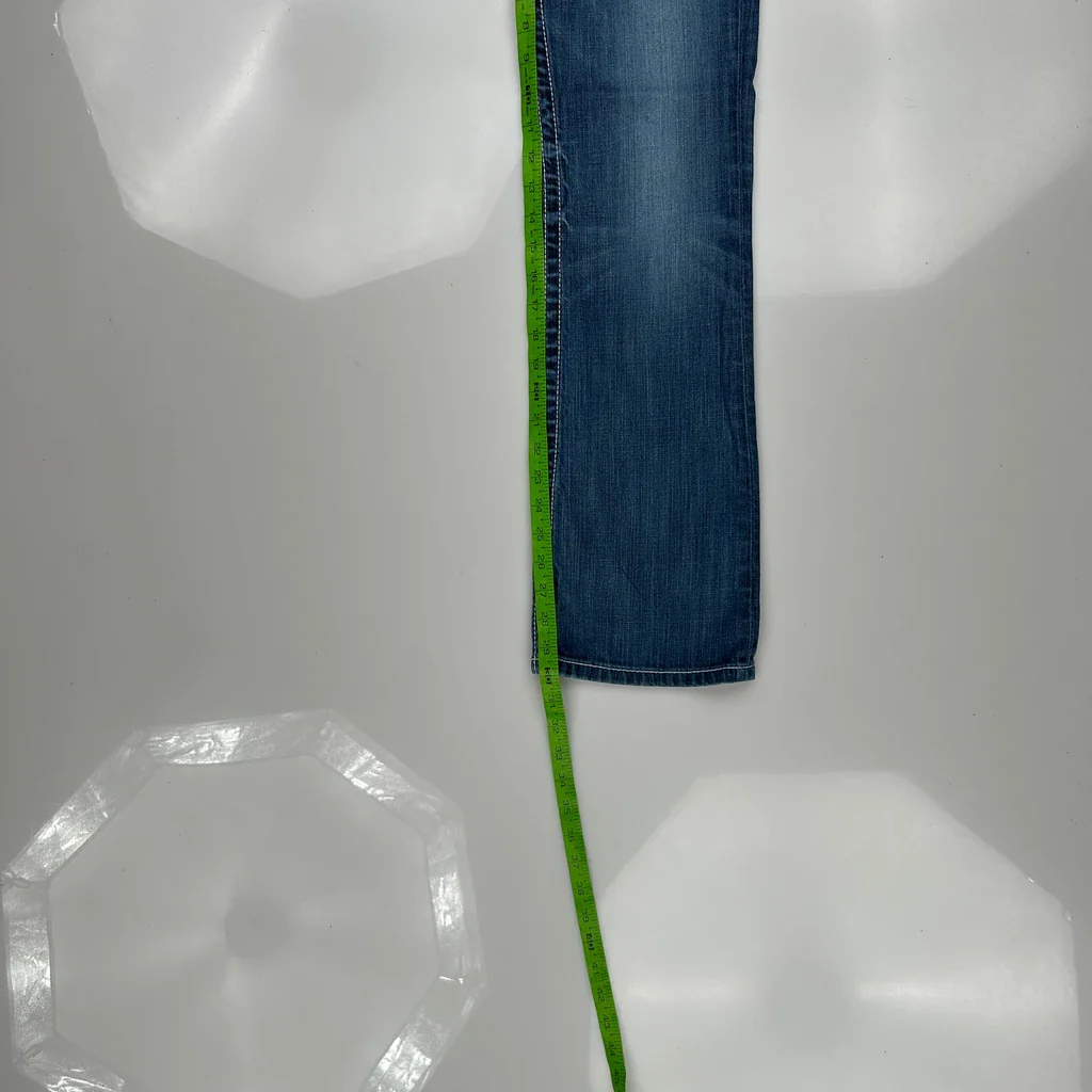 Bke Boot Cut Jeans - 29W UK 8 Blue Cotton - Image 5