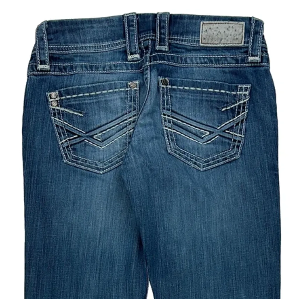Bke Boot Cut Jeans - 29W UK 8 Blue Cotton - Image 8