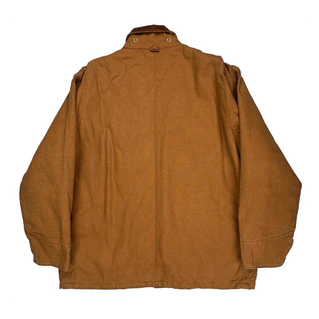 Black Duck Detroit Workwear Chore Jacket - Large Brown Cotton - Image 2