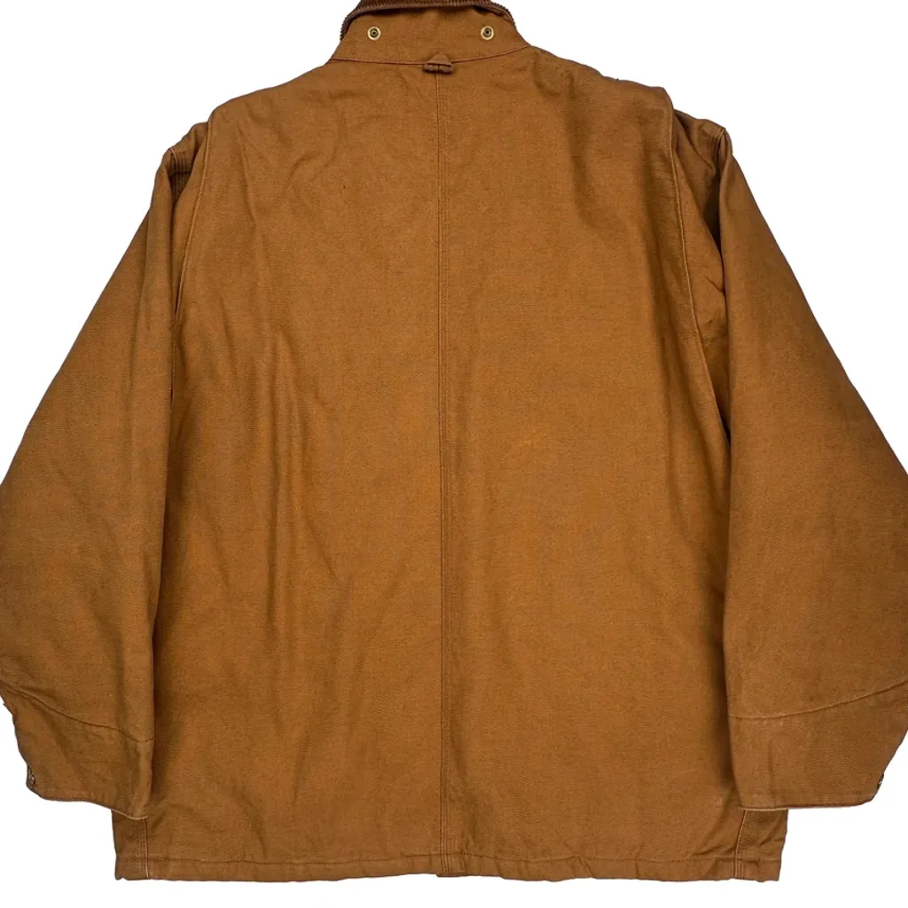 Black Duck Detroit Workwear Chore Jacket - Large Brown Cotton - Image 6