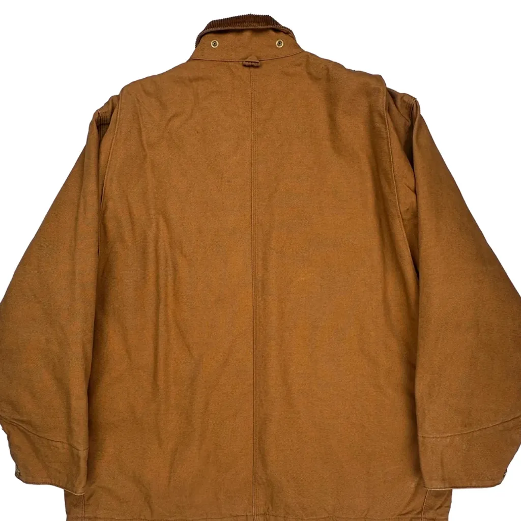 Black Duck Detroit Workwear Chore Jacket - Large Brown Cotton - Image 7