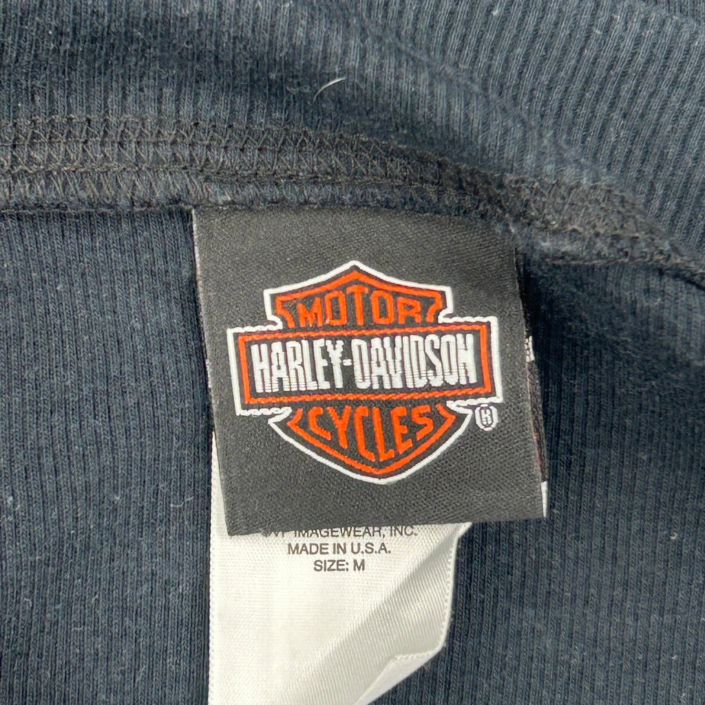 Black Wolf Harley-Davidson, Bristol, Va Harley Davidson Graphic T-Shirt - Medium Black Cotton - Image 3