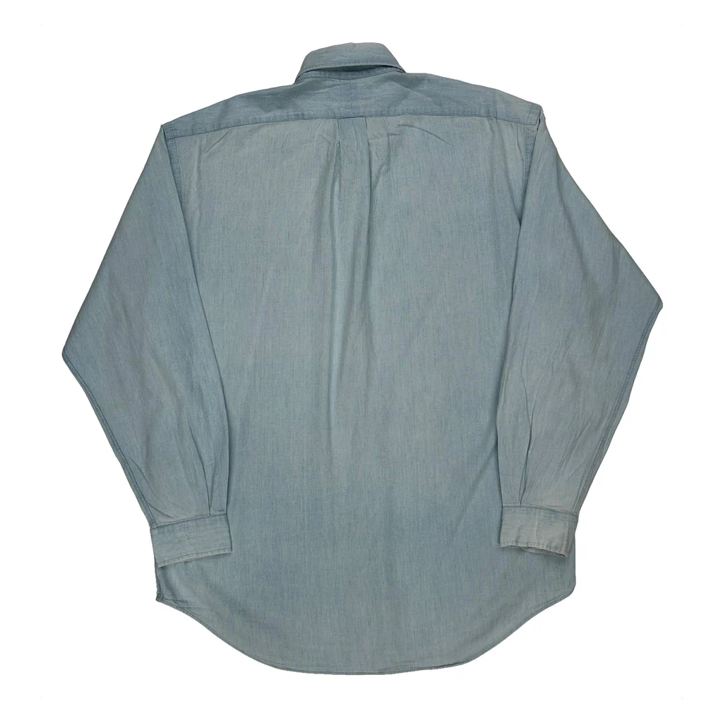 Blaire Ralph Lauren Denim Shirt - Large Light Wash Cotton - Image 2
