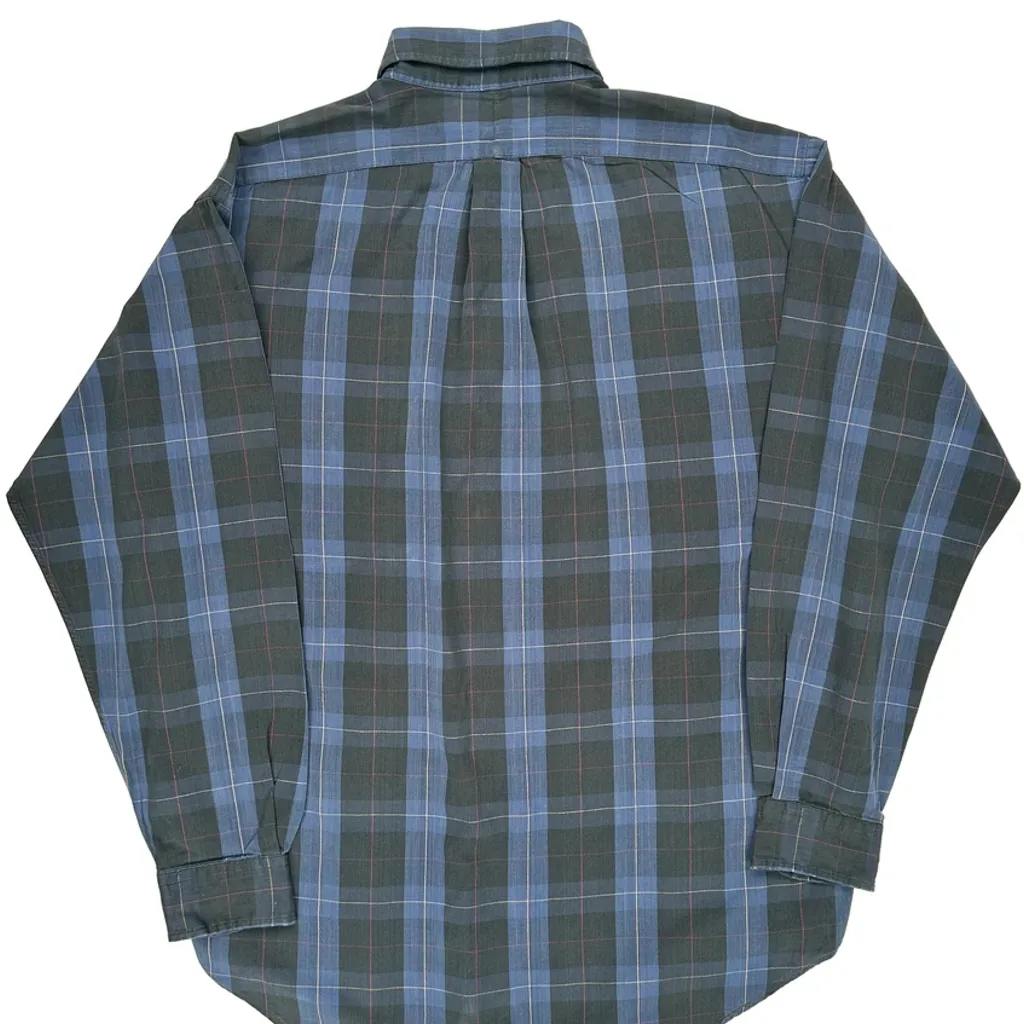 Blaire Ralph Lauren Checked Shirt - Medium Blue Cotton - Image 6