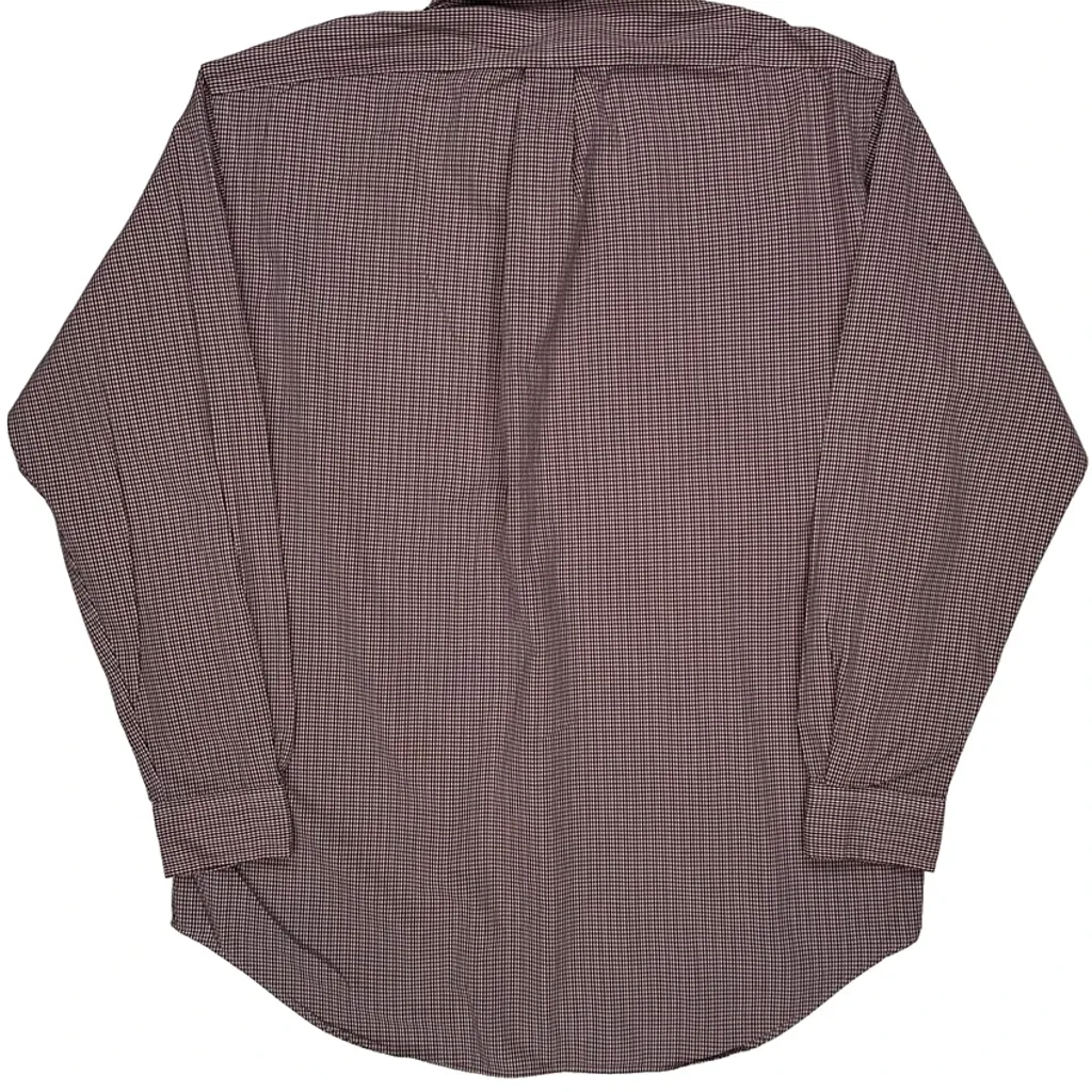 Blake Ralph Lauren Checked Shirt - Medium Red Cotton - Image 6