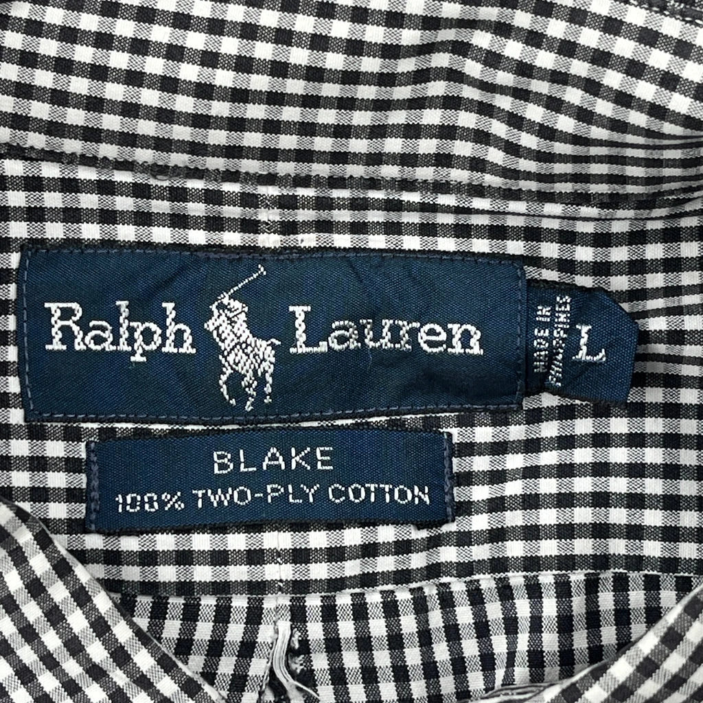 Blake Shirt Ralph Lauren Checked Shirt - Large Black & White Cotton - Image 3