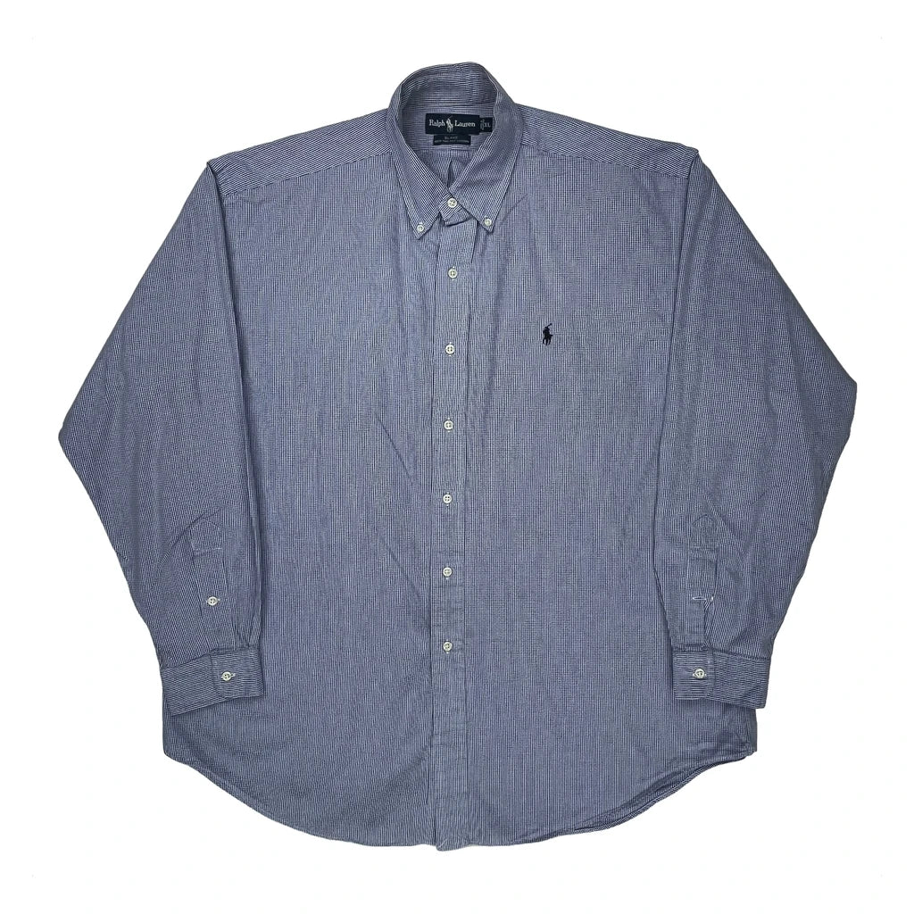 Blake Shirt Ralph Lauren Striped Shirt - XL Blue Cotton
