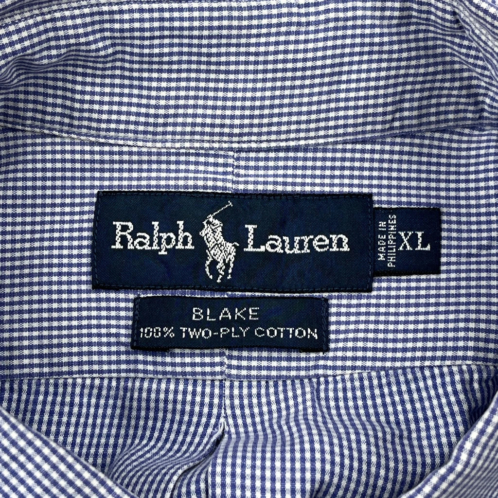 Blake Shirt Ralph Lauren Striped Shirt - XL Blue Cotton - Image 3