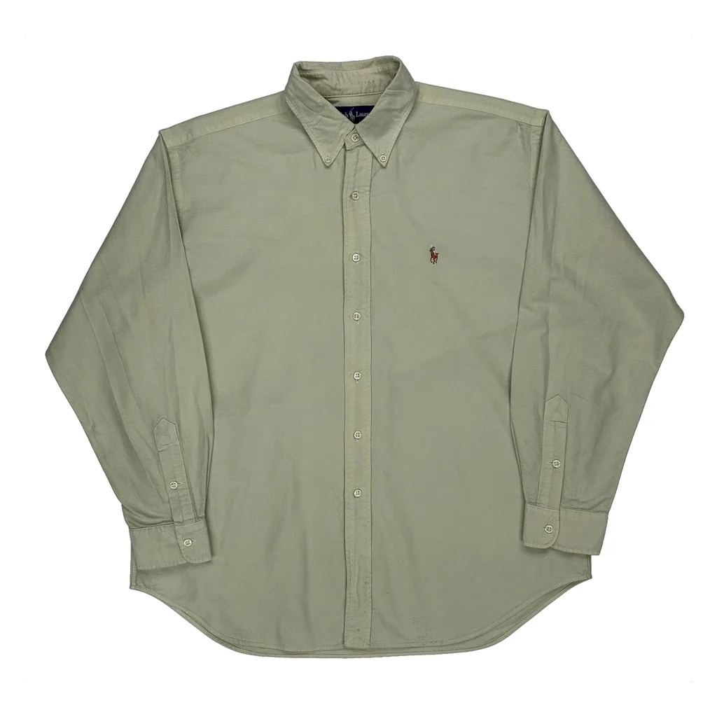 Blake Shirt Ralph Lauren Shirt - Large Green Cotton