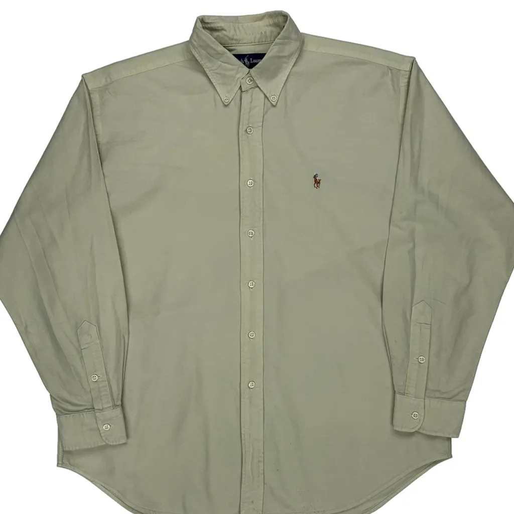 Blake Shirt Ralph Lauren Shirt - Large Green Cotton - Image 4