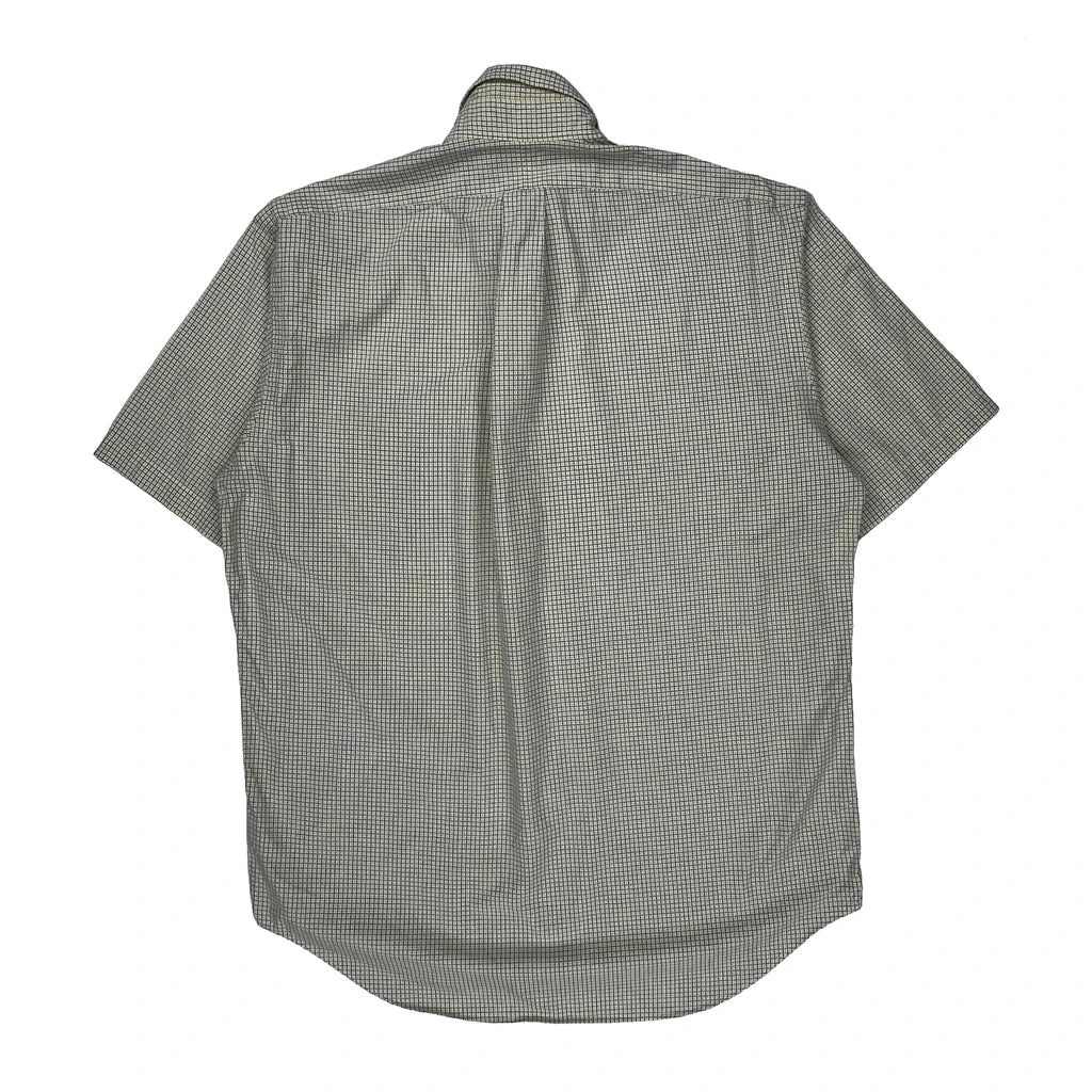 Blake Shirt Ralph Lauren Checked Short Sleeve Shirt - Medium Green Cotton - Image 2
