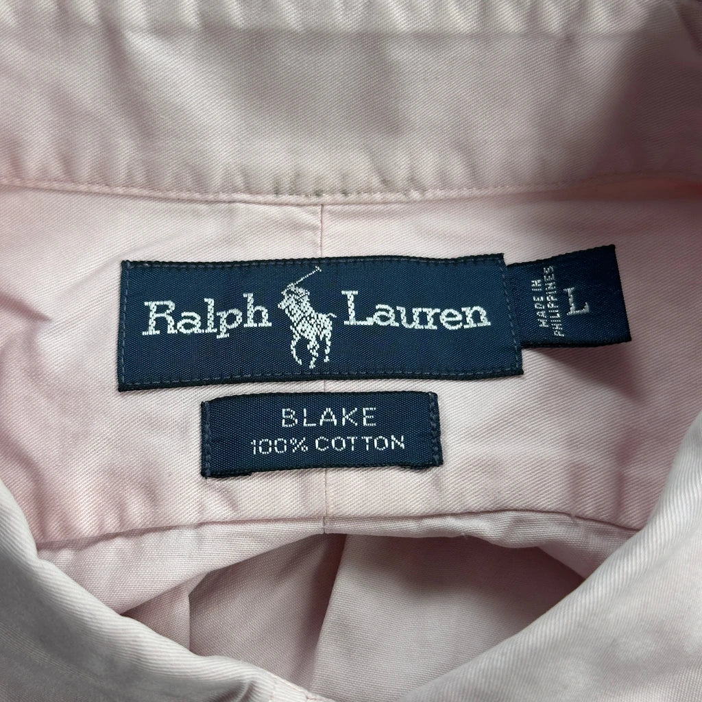 Blake Shirt Ralph Lauren Short Sleeve Shirt - Large Pink Cotton - Image 3