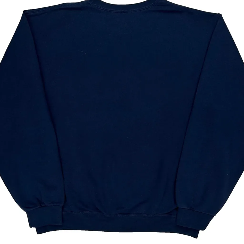Blank Fruit Of The Loom Sweatshirt - Large Navy Cotton - Image 6