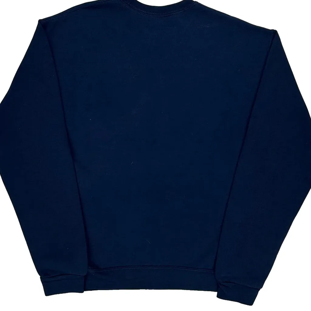 Blank Fruit Of The Loom Sweatshirt - Medium Navy Cotton - Image 6