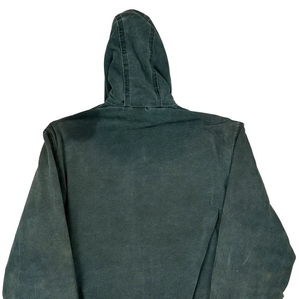 Blanket Lined Carhartt Htg Active Jacket - Large Green Cotton - Image 7