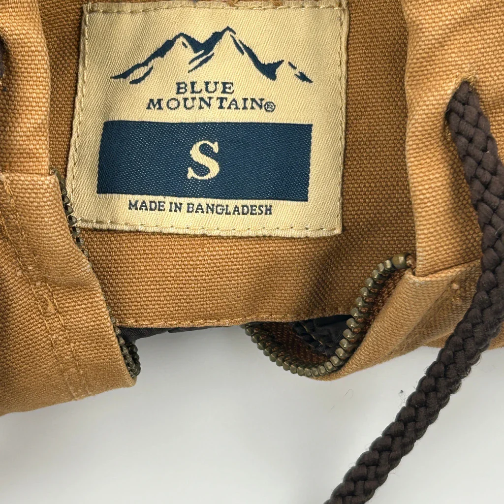 Blue Mountain Jacket - Small Brown Cotton - Image 3