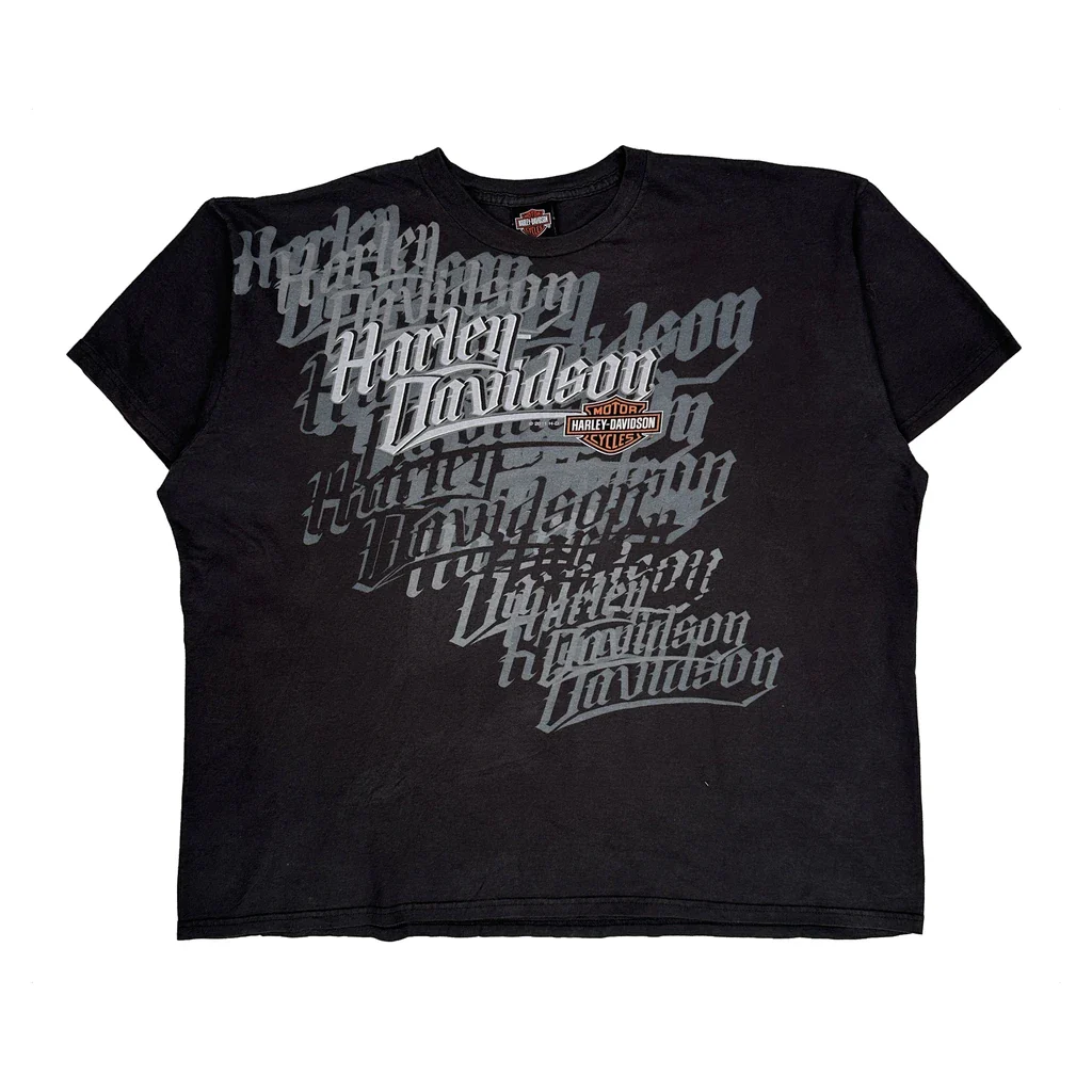 Bluegrass Harley Davidson T-Shirt - 2XL Black Cotton