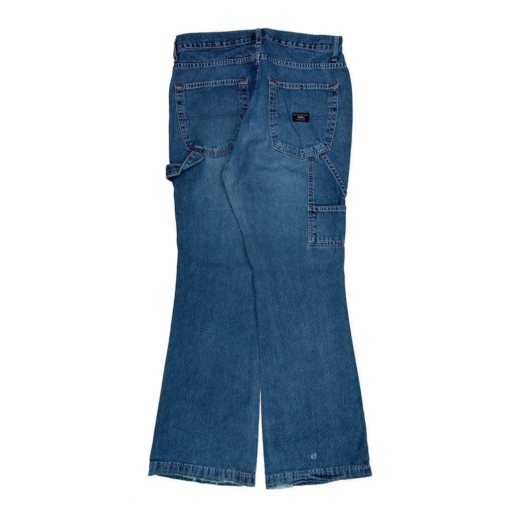 Bluenotes Flared Carpenter Jeans - 31W 32L Blue Cotton