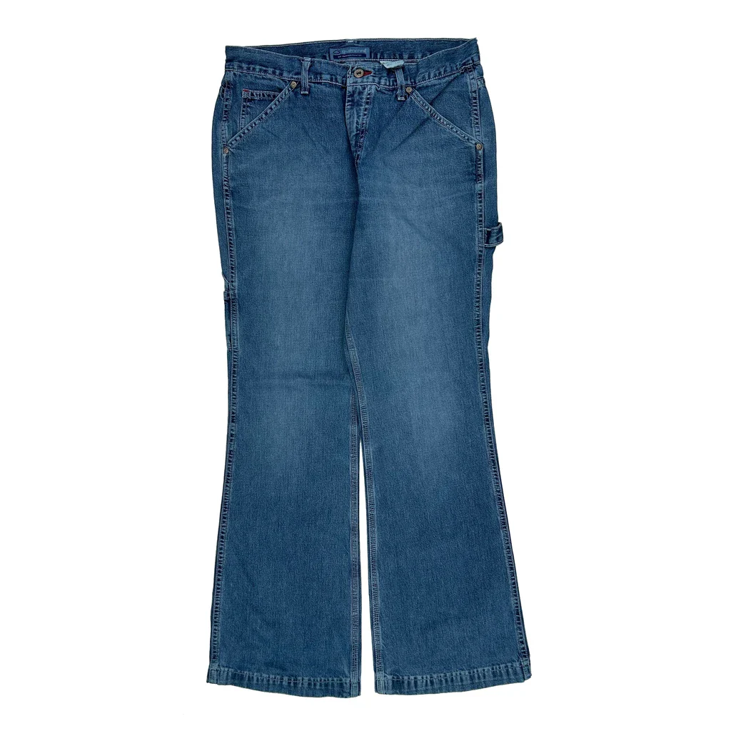 Bluenotes Flared Carpenter Jeans - 31W 32L Blue Cotton - Image 2