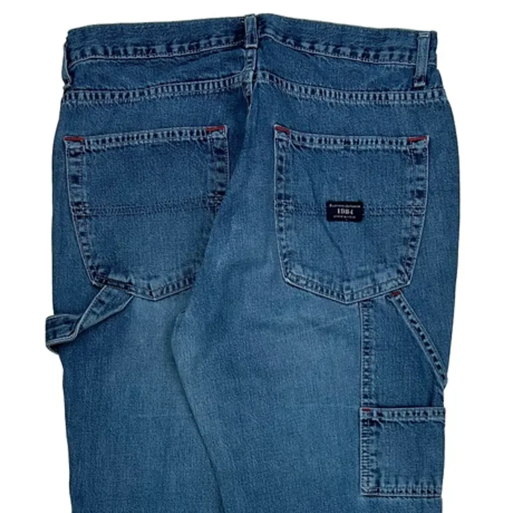Bluenotes Flared Carpenter Jeans - 31W 32L Blue Cotton - Image 7
