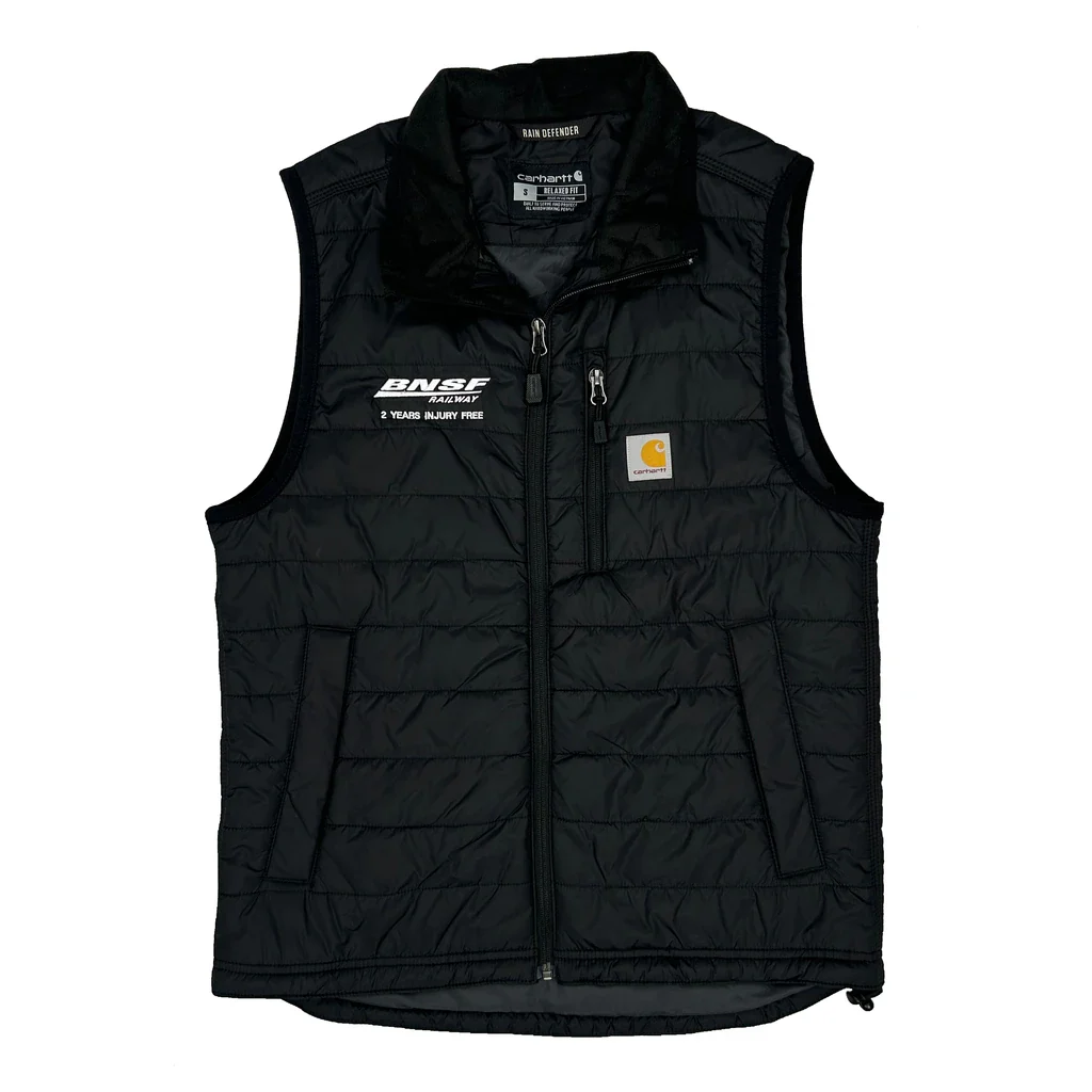 Bnsf Railway Carhartt Gilet - Small Black Polyester