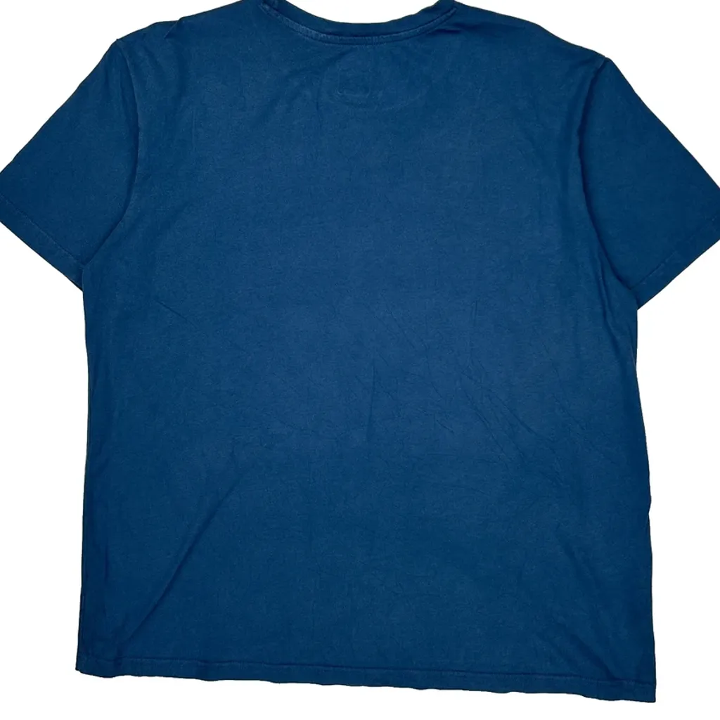 Boardriding Co. Quiksilver Graphic T-Shirt - XL Blue Cotton - Image 6