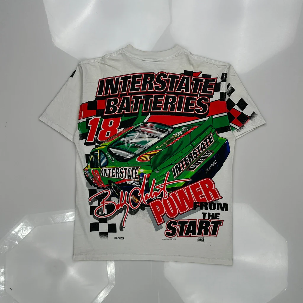 Bobby Labonte Chase Authentics Nascar T-Shirt - Medium White Cotton - Image 3