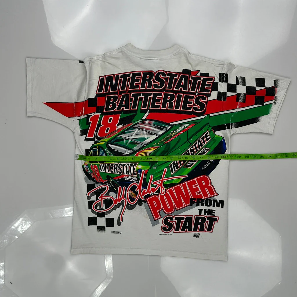 Bobby Labonte Chase Authentics Nascar T-Shirt - Medium White Cotton - Image 4