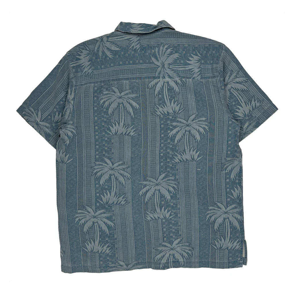 Boca Classics Hawaiian Shirt - Medium Blue Silk - Image 2