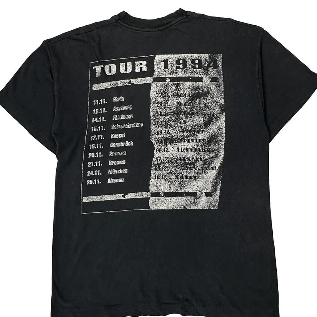 Bohse Onkelz 1994 Tour Fruit Of The Loom Single Stitch T-Shirt - Large Black Cotton - Image 7