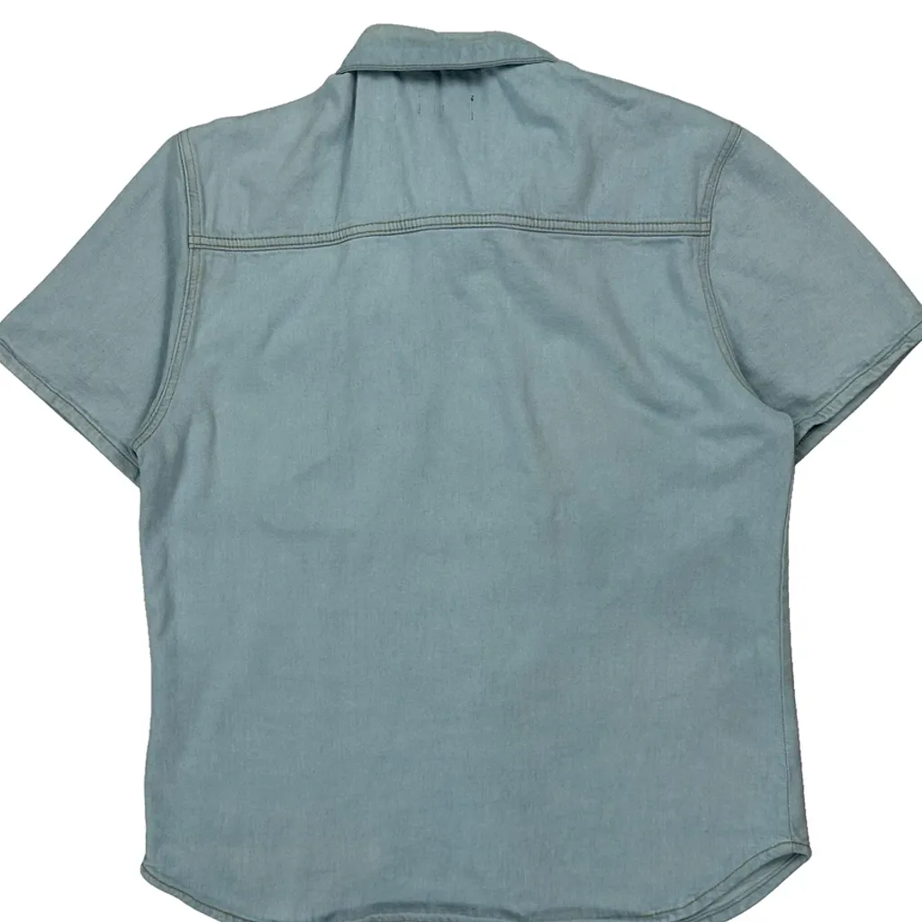 Boohoo Denim Shirt - Large Light Wash Denim - Image 7
