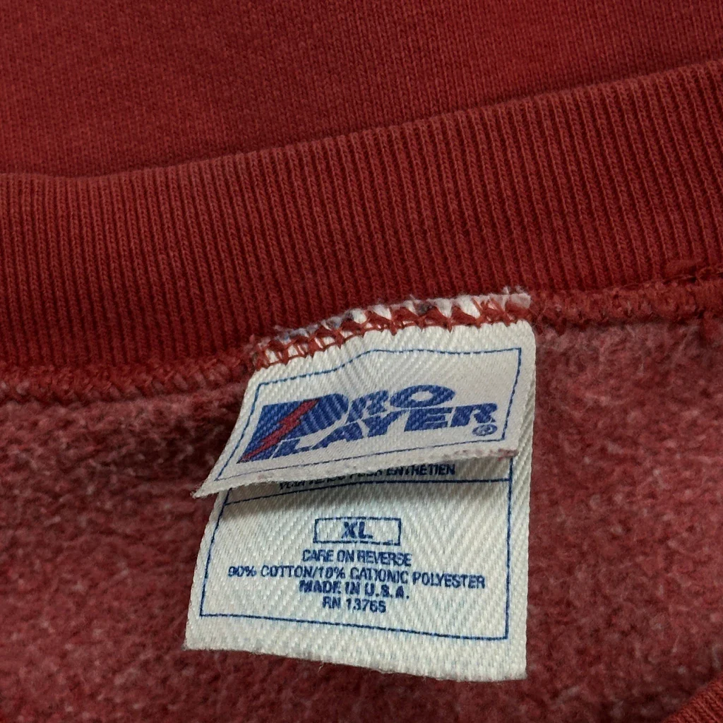 Boothbay Harbor Pro Player Graphic Sweatshirt - XL Red Cotton Blend - Image 3