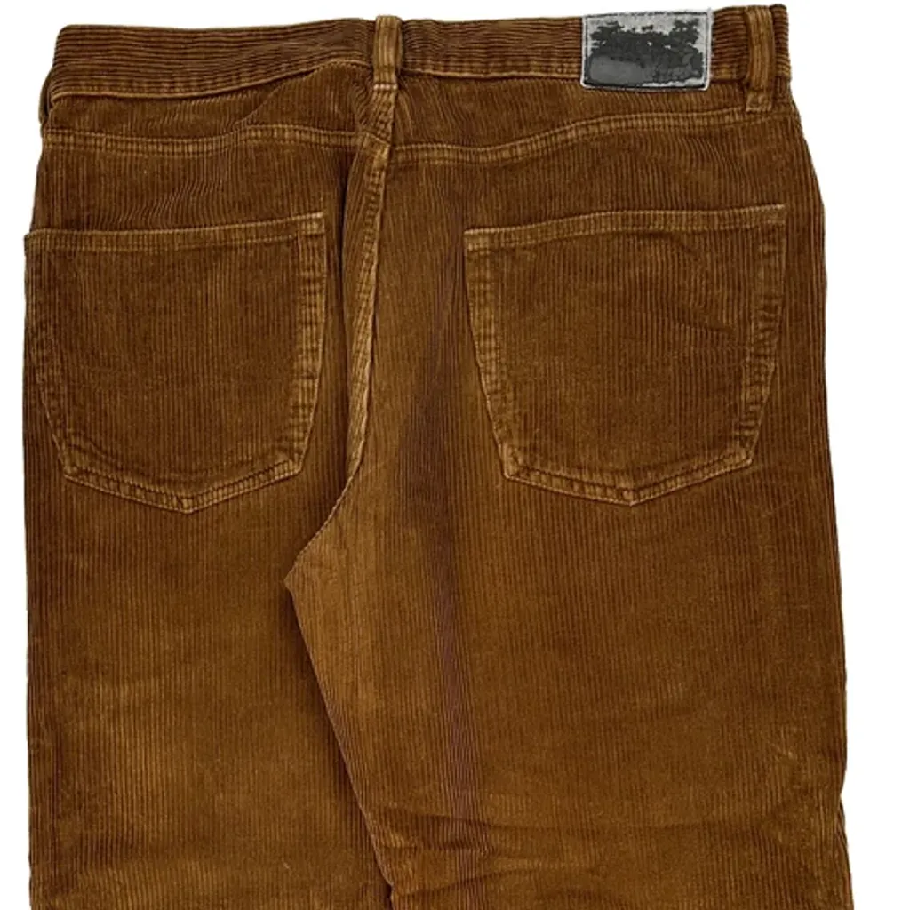 Boss Cord Trousers - 34″ Waist Brown Corduroy - Image 8
