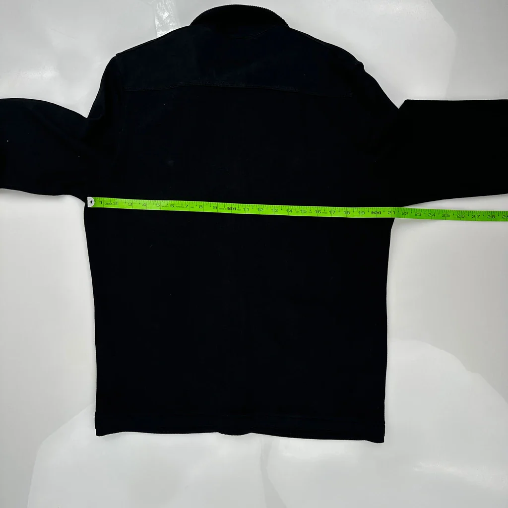 Boss Jacket - Small Black Cotton Blend - Image 3
