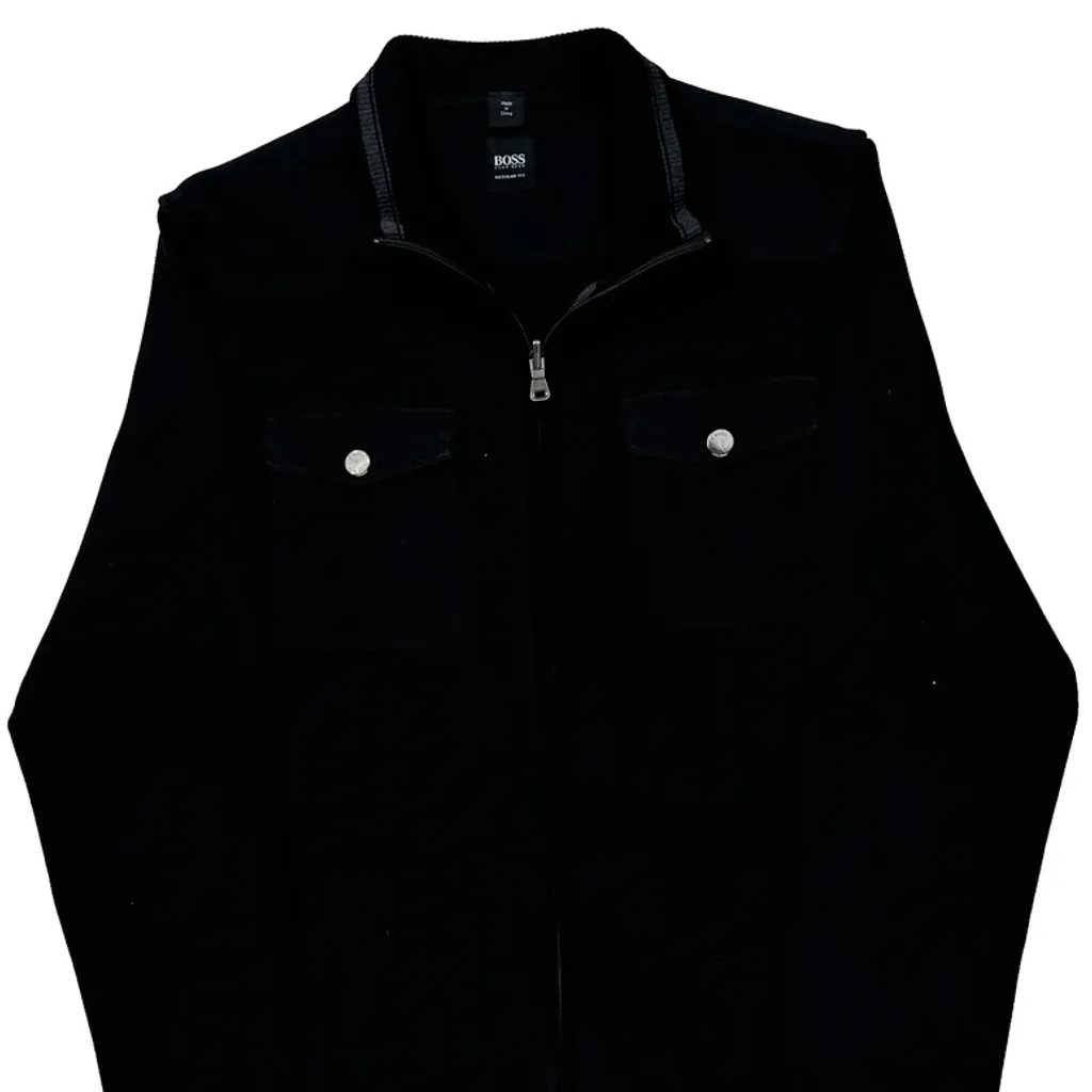 Boss Jacket - Small Black Cotton Blend - Image 5