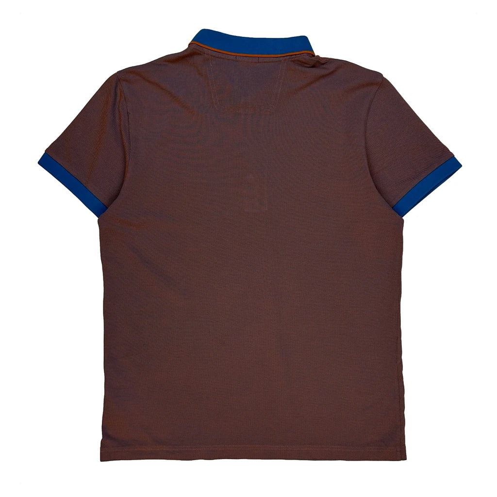 Boss Slim Fit Polo Shirt - Small Brown Cotton - Image 2