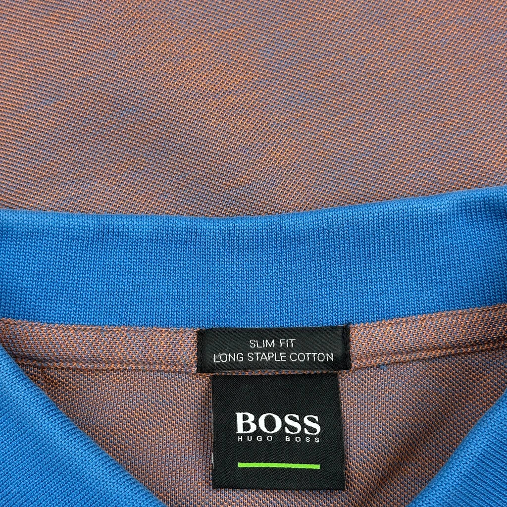 Boss Slim Fit Polo Shirt - Small Brown Cotton - Image 4