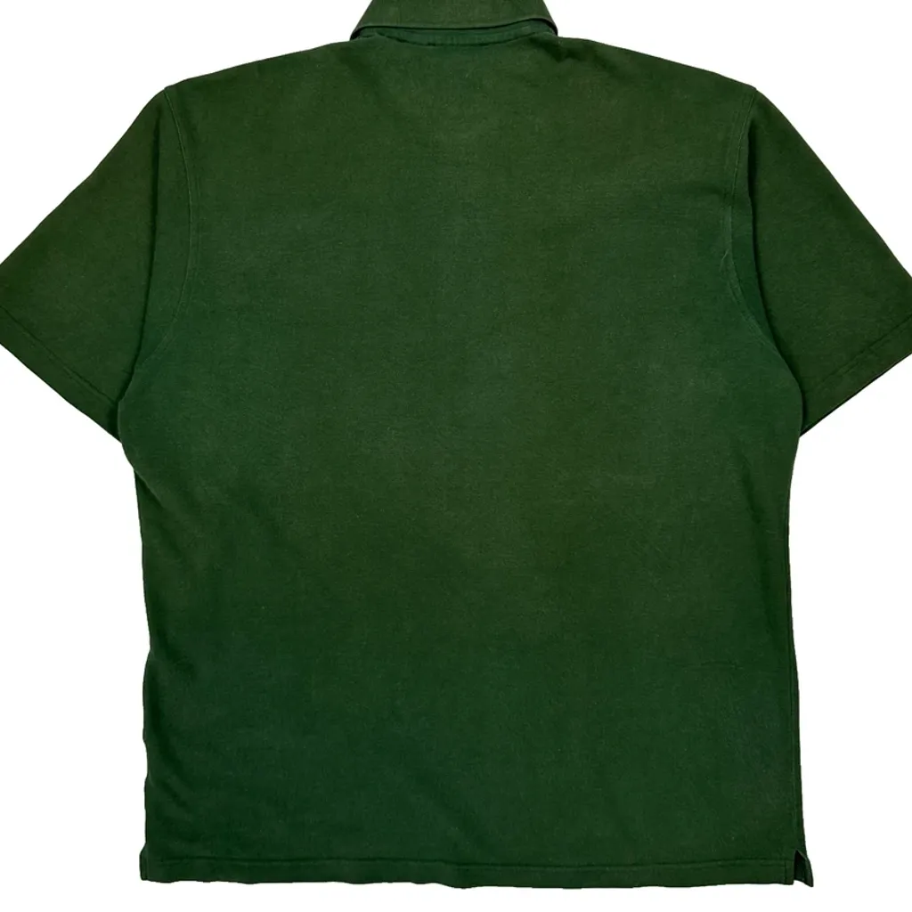 Boss Polo Shirt - Large Green Cotton - Image 6