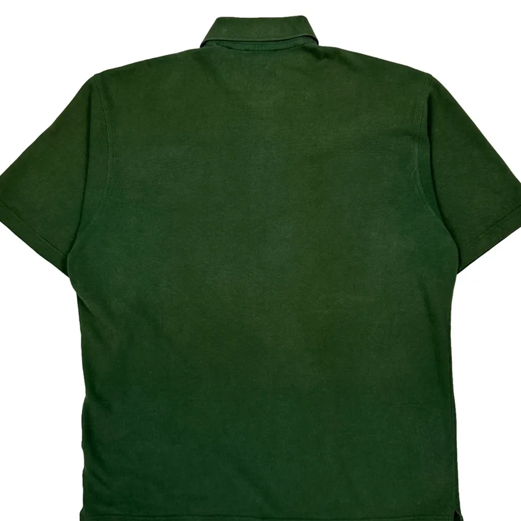 Boss Polo Shirt - Large Green Cotton - Image 7