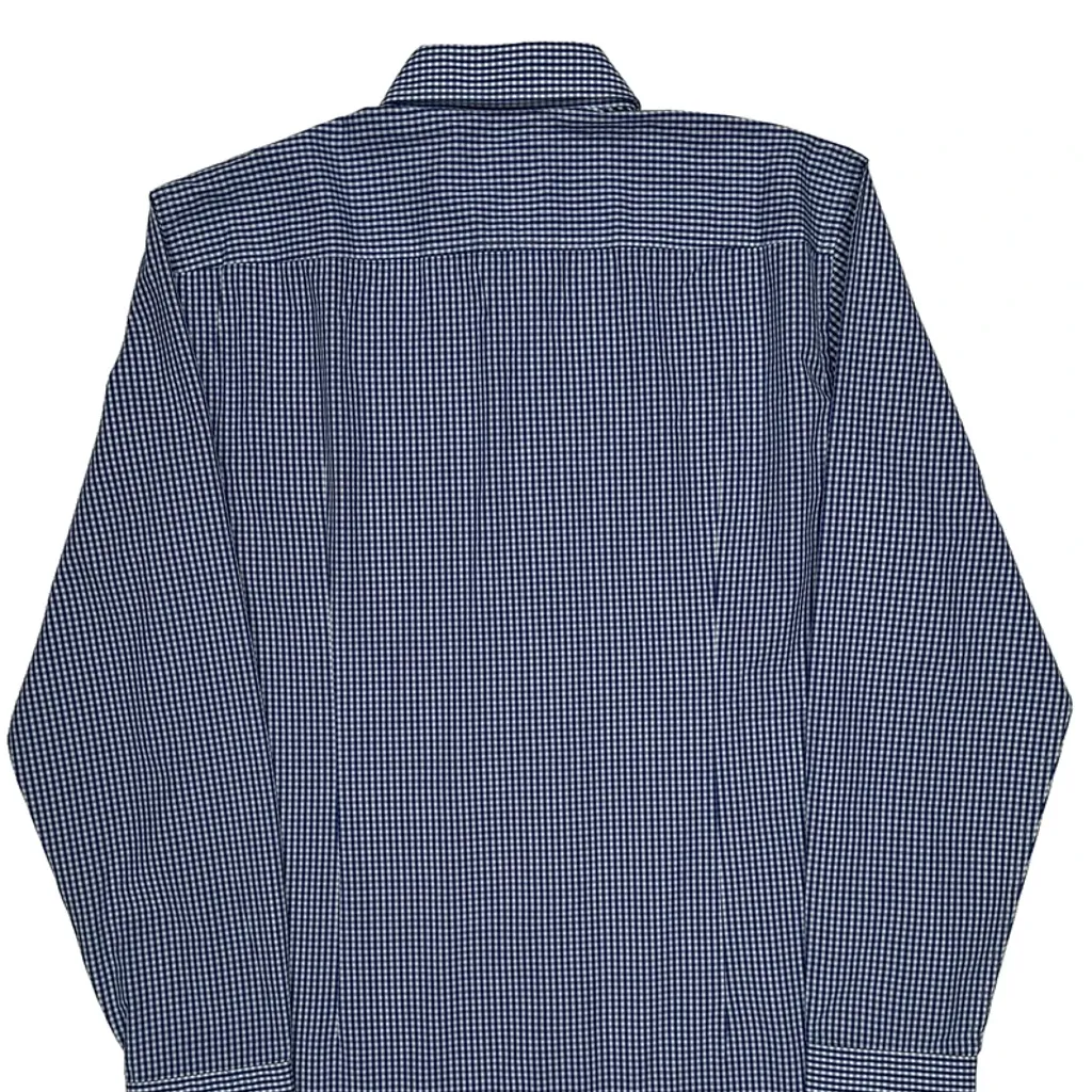 Boss Slim Fit Shirt - Large Blue Cotton - Image 6