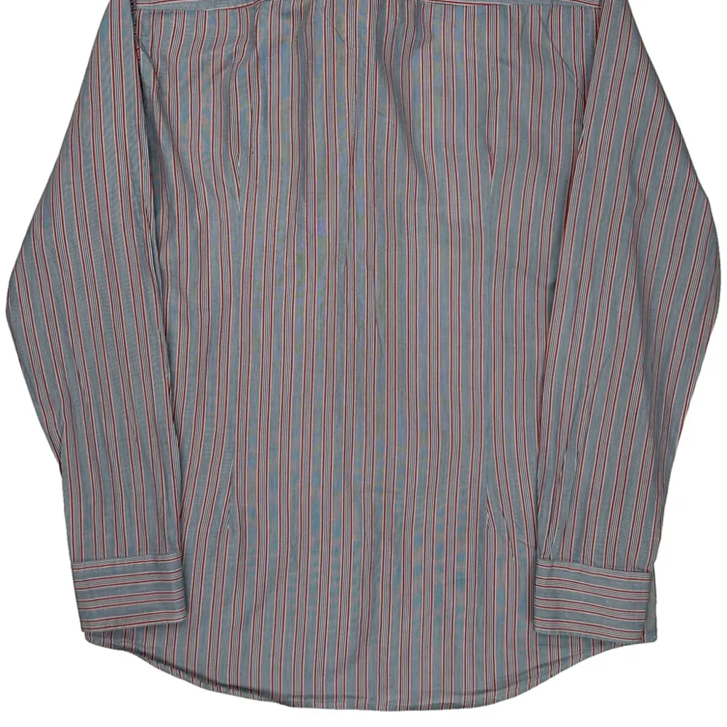 Boss Slim Fit Shirt - Large Blue Cotton - Image 6