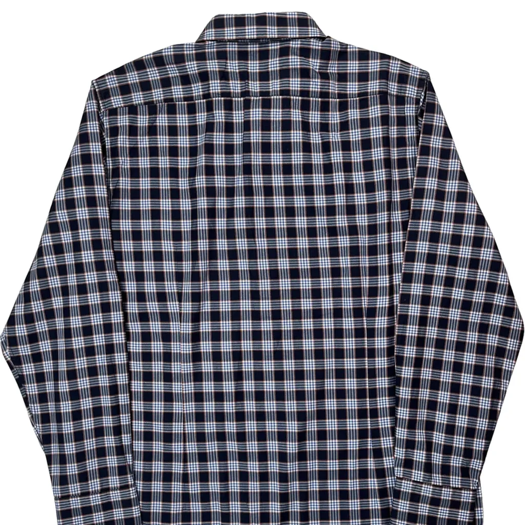 Boss Checked Shirt - XL Blue Cotton - Image 7