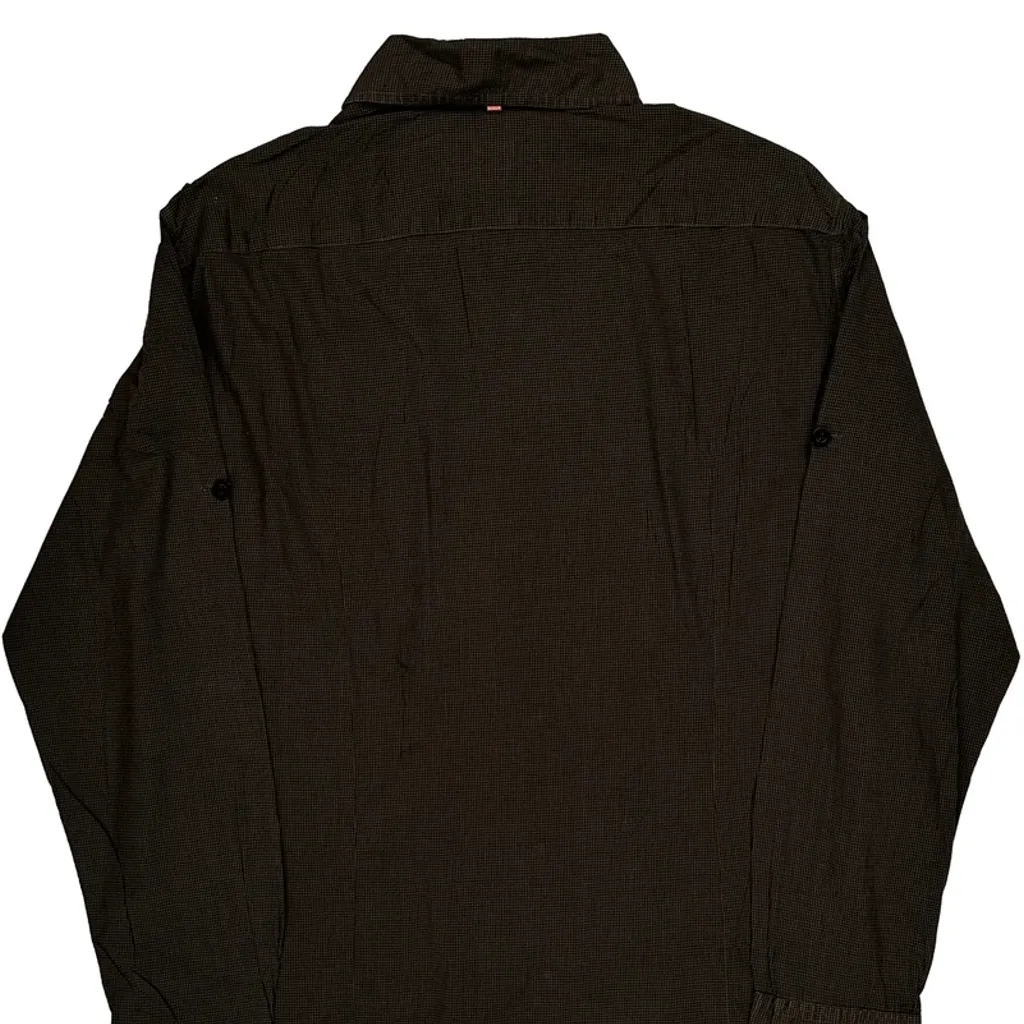 Boss Checked Shirt - XL Brown Cotton - Image 7
