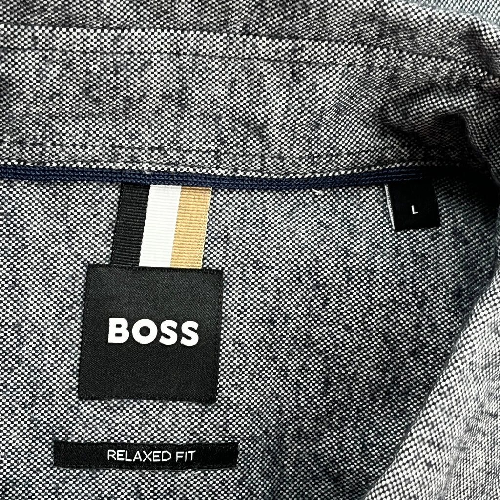 Boss Shirt - Large Grey Cotton - Image 3
